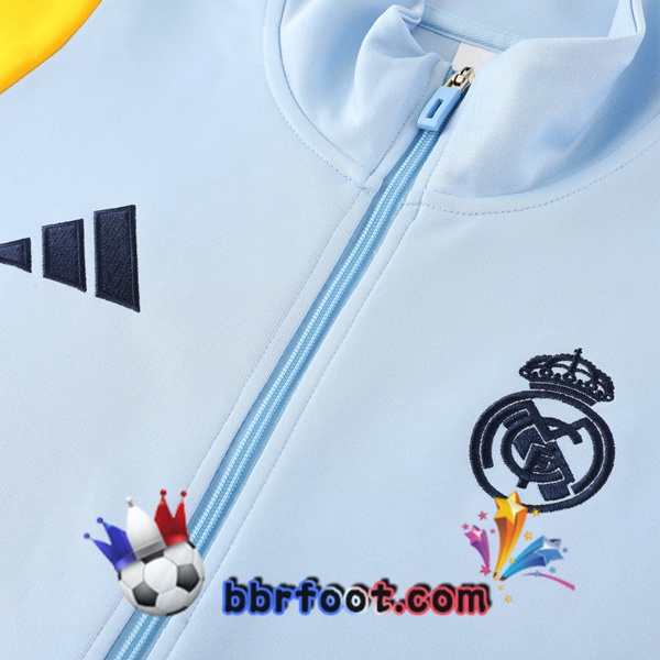 Survetement Foot - Veste Real Madrid Gris 2024/2025
