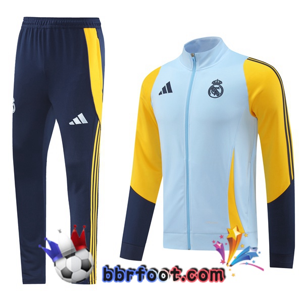 Survetement Foot - Veste Real Madrid Gris 2024/2025