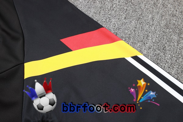Survetement Foot - Veste Allemagne Noir 2024/2025