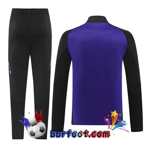 Survetement Foot - Veste Allemagne Pourpre 2024/2025
