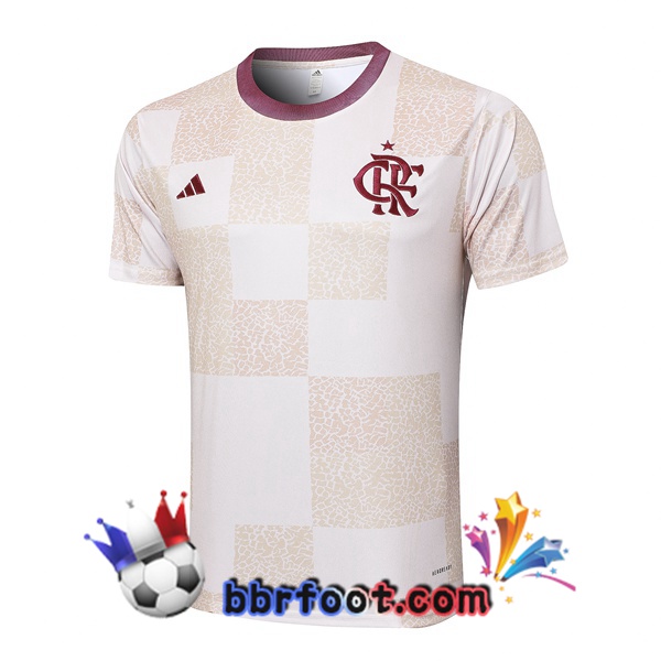Training T-Shirts Flamengo Blanc 2024/2025