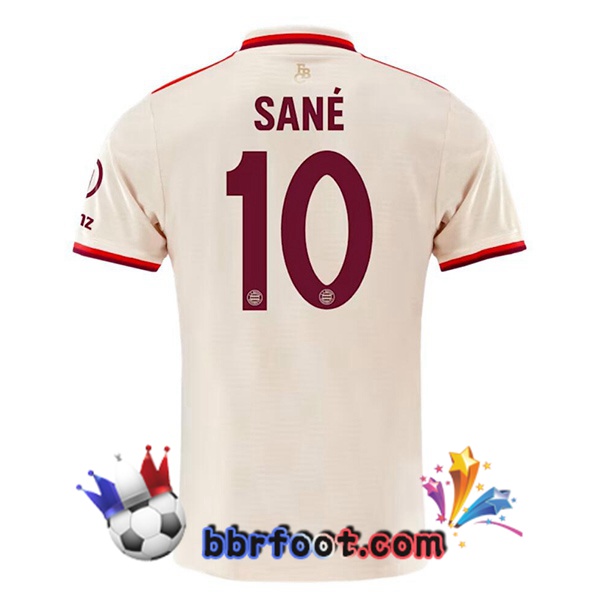 Maillot Foot Bayern Munich (Sané 10) Third Jaune 2024/2025