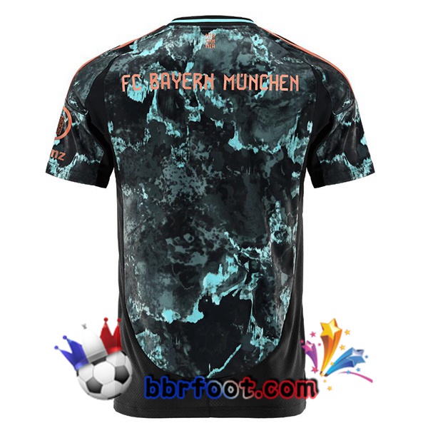 Maillot Foot Bayern Munich Exterieur Noir 2024/2025