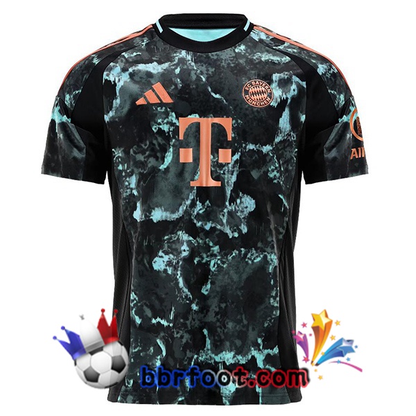 Maillot Foot Bayern Munich Exterieur Noir 2024/2025