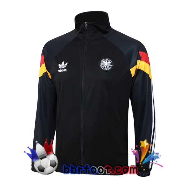 Veste Foot Allemagne Noir 2024/2025