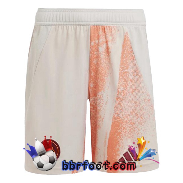 Short Foot AS Roma Enfant Exterieur Blanc 2024/2025