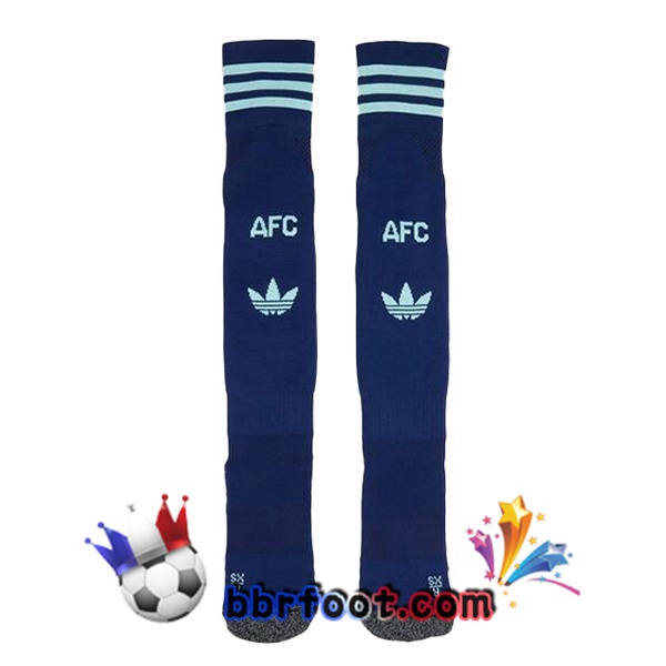 Chaussettes Foot Arsenal Third Bleu 2024/2025