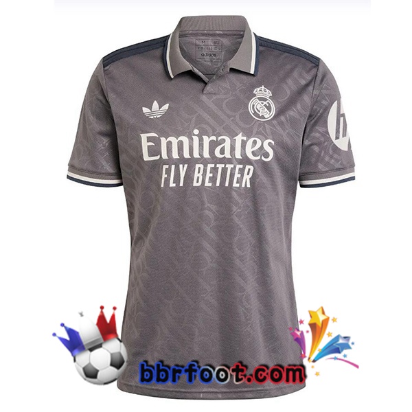 Maillot Foot Real Madrid Third Gris 2024/2025