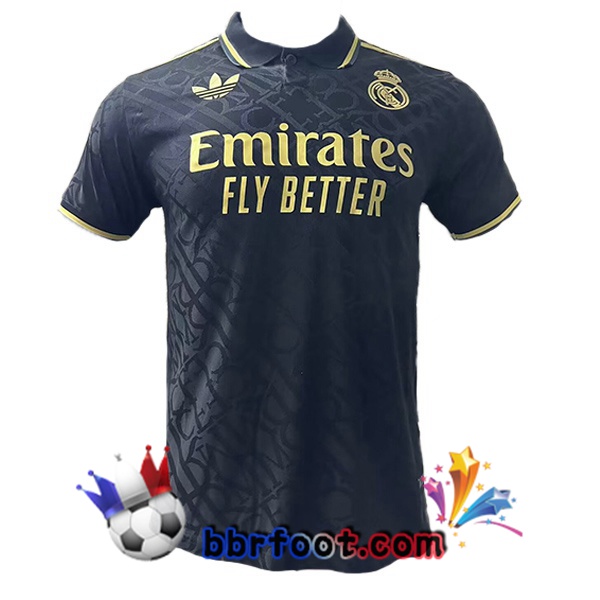 Maillot Foot Real Madrid Édition Spéciale Noir 2024/2025