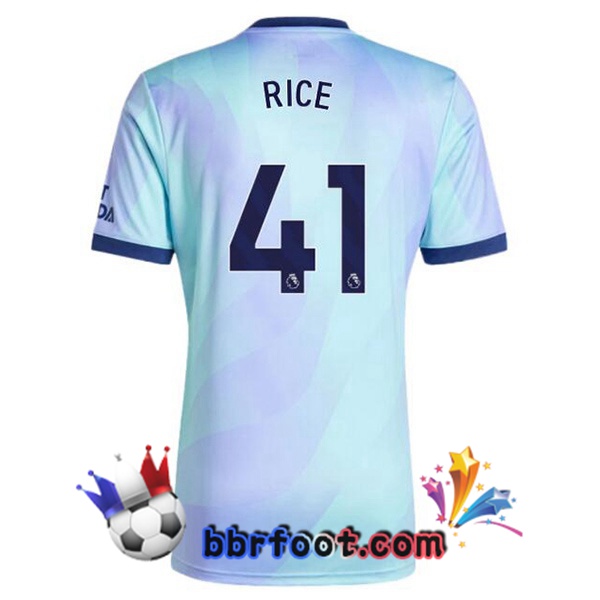 Maillot Foot Arsenal (RICE 41) Third Bleu 2024/2025