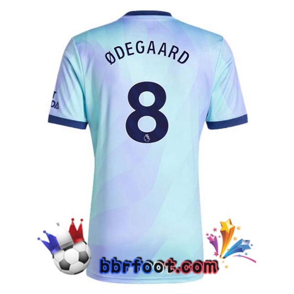 Maillot Foot Arsenal (ØDEGAARD 8) Third Bleu 2024/2025 Maillot Foot Arsenal (ØDEGAARD 8) Third Bleu 2024/2025