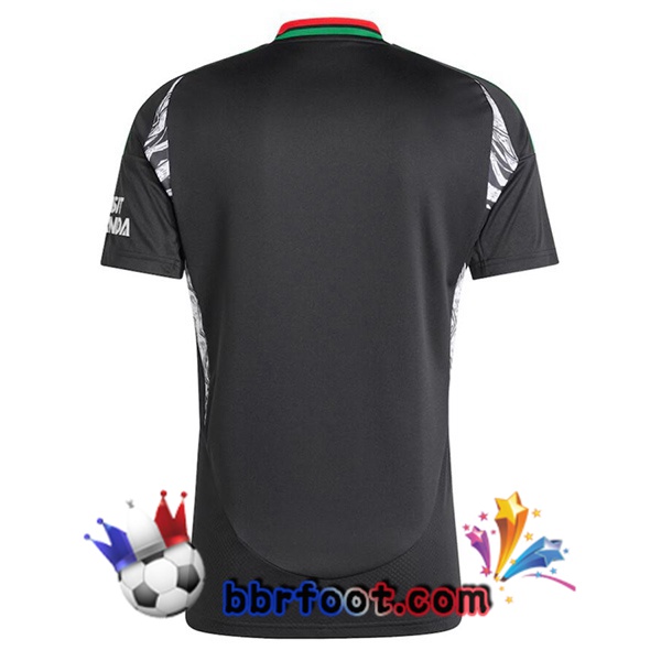 Maillot Foot Arsenal Exterieur Noir 2024/2025
