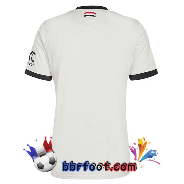 Maillot Foot Manchester United Third Blanc 2024/2025