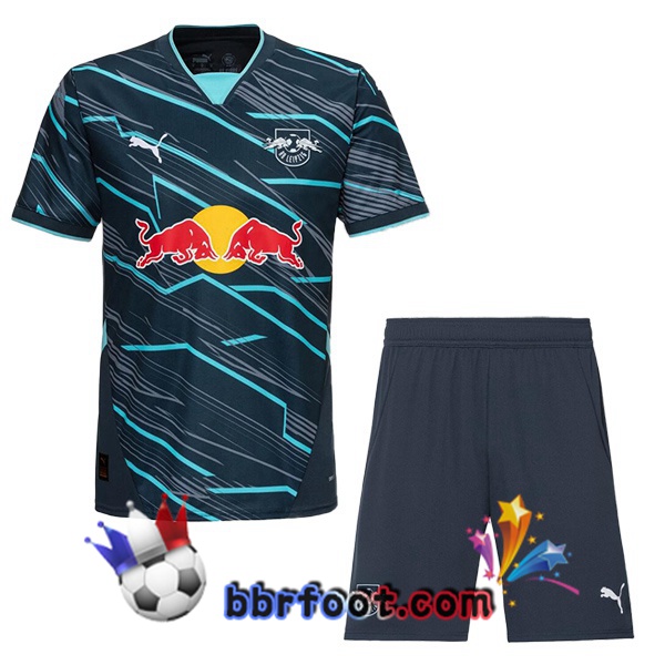 Maillot Foot RB Leipzig Enfant Third Bleu 2024/2025 Maillot Foot RB Leipzig Enfant Third Bleu 2024/2025