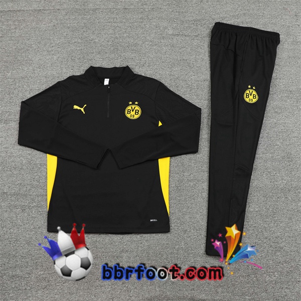 Survetement Foot Dortmund BVB Noir 2024/2025
