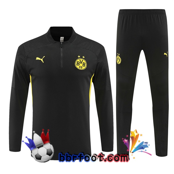 Survetement Foot Dortmund BVB Noir 2024/2025