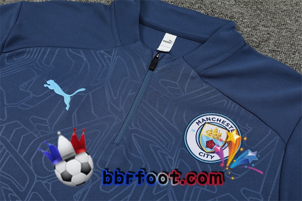 Survetement Foot Manchester City Bleu Royal 2024/2025