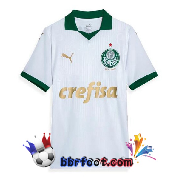 Maillot Foot Palmeiras Exterieur Blanc 2024/2025