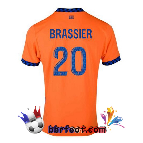 Maillot Foot Marseille OM (BRASSIER 20) Third Orange 2024/2025