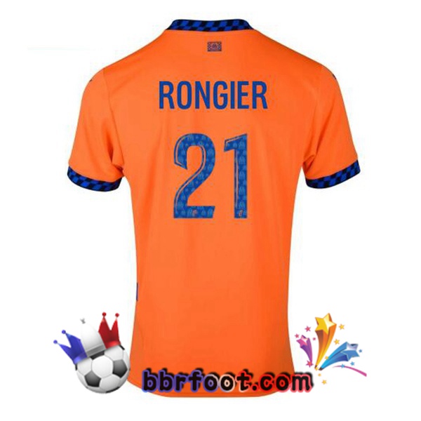 Maillot Foot Marseille OM (RONGIER 21) Third Orange 2024/2025