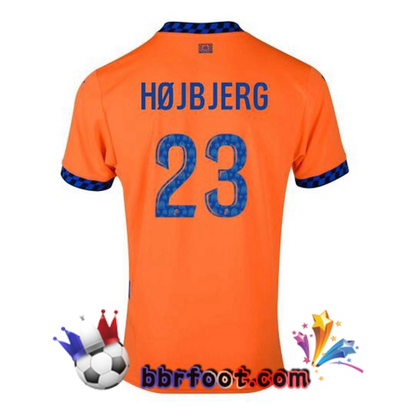 Maillot Foot Marseille OM (HØJBJERG 23) Third Orange 2024/2025