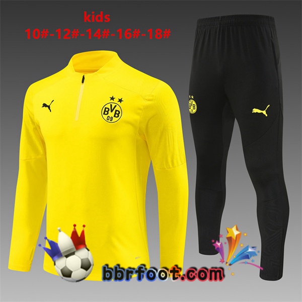 Survetement Foot Dortmund BVB Enfant Jaune 2024/2025