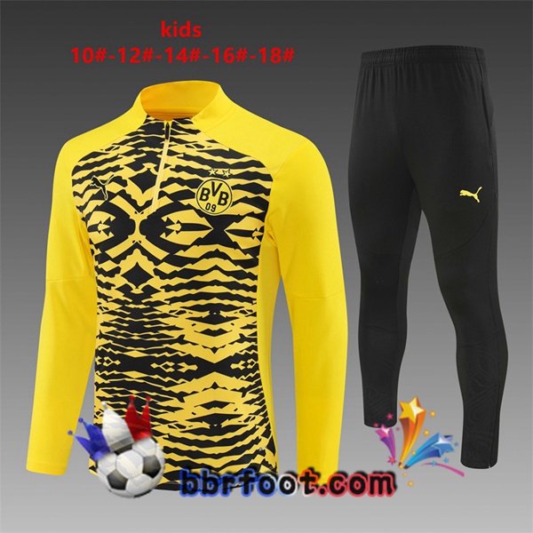 Survetement Foot Dortmund BVB Enfant Jaune Noir 2024/2025