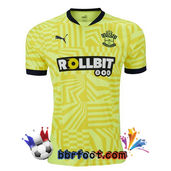 Maillot Foot Southampton FC Exterieur Jaune 2024/2025