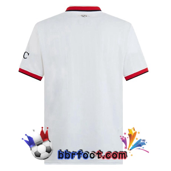 Maillot Foot AC Milan Exterieur Blanc 2024/2025