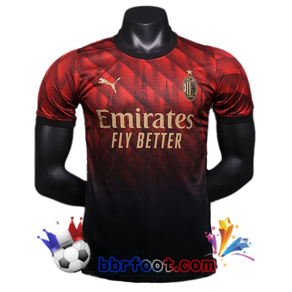 Maillot Foot AC Milan Édition Spéciale Rouge Noir 2024/2025