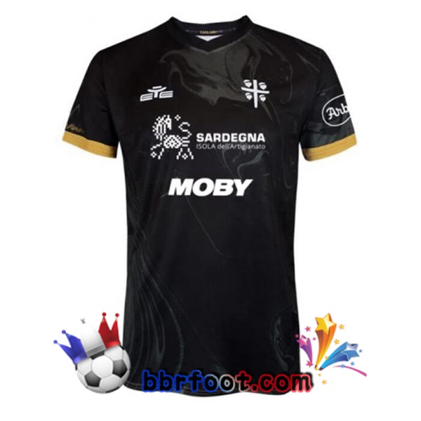 Maillot Foot Cagliari Calcio Third Noir 2024/2025