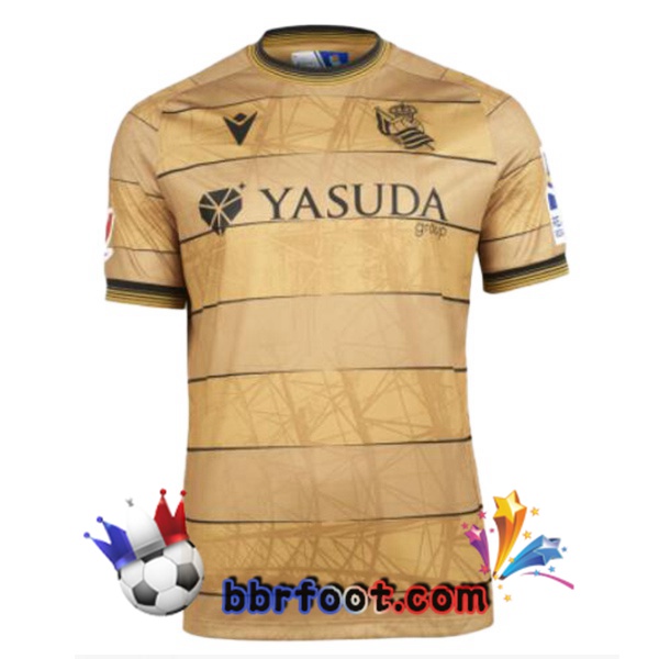 Maillot Foot Real Sociedad Exterieur Jaune 2024/2025