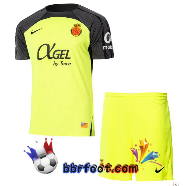 Maillot Foot RCD Mallorca Enfant Exterieur Jaune 2024/2025