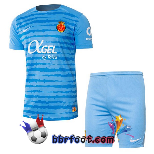 Maillot Foot RCD Mallorca Enfant Third Bleu 2024/2025 Maillot Foot RCD Mallorca Enfant Third Bleu 2024/2025