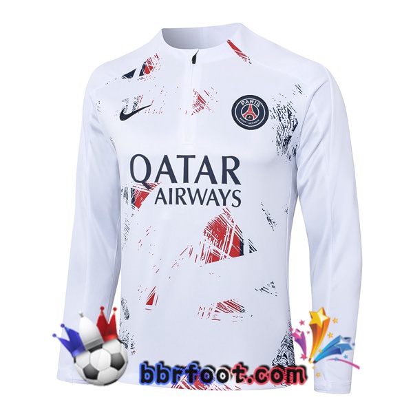 Sweatshirts Homme Paris PSG Blanc 2024/2025