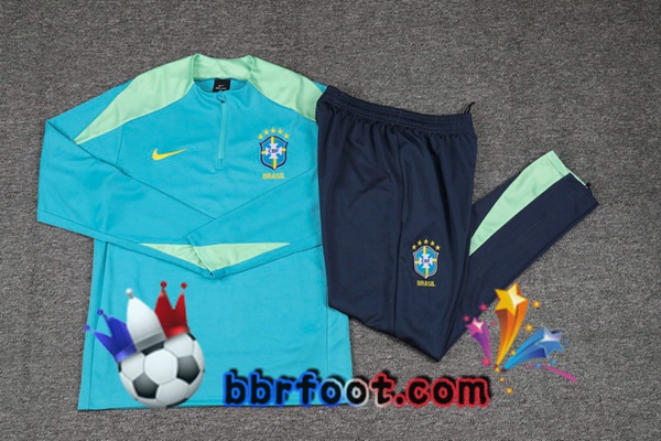 Survetement Foot Bresil Vert 2024/2025