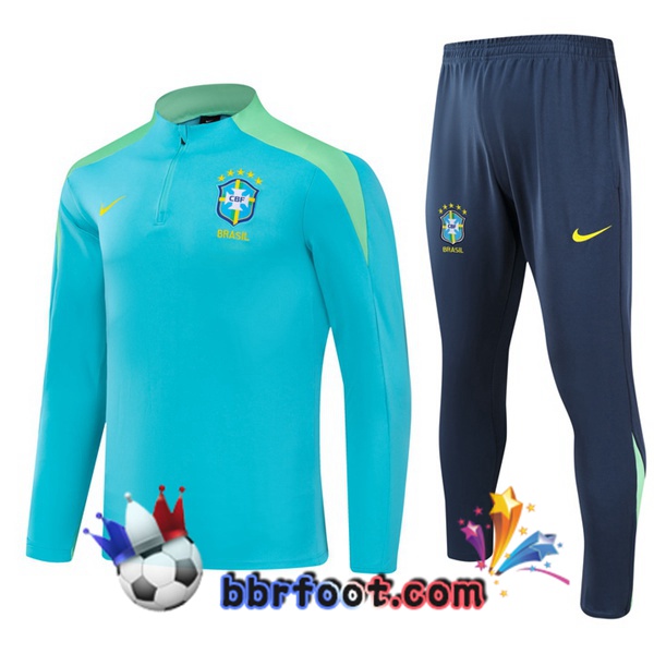 Survetement Foot Bresil Vert 2024/2025