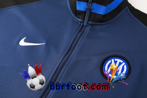 Survetement Foot - Veste Inter Milan Bleu Royal 2024/2025