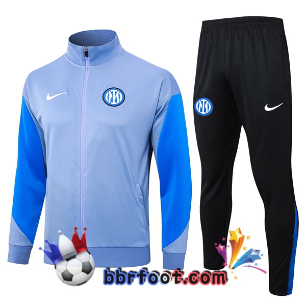 Survetement Foot - Veste Inter Milan Gris 2024/2025