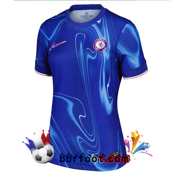 Maillot Foot FC Chelsea Femme Domicile Bleu 2024/2025