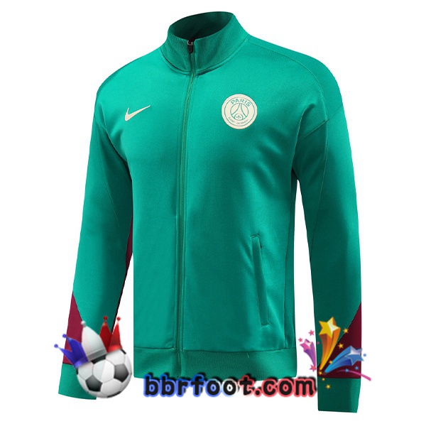 Veste Foot Paris PSG Vert 2024/2025