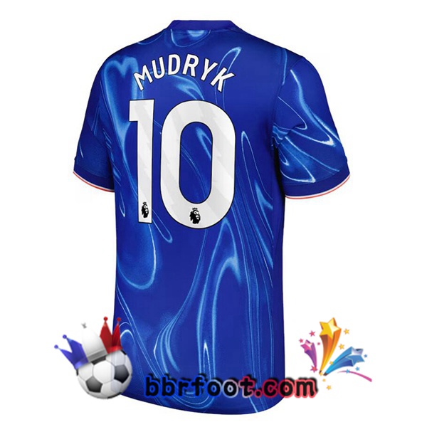 Maillot Foot FC Chelsea (Mudryk 10) Domicile Bleu 2024/2025