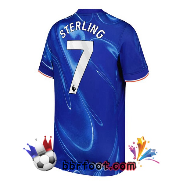 Maillot Foot FC Chelsea (Sterling 7) Domicile Bleu 2024/2025