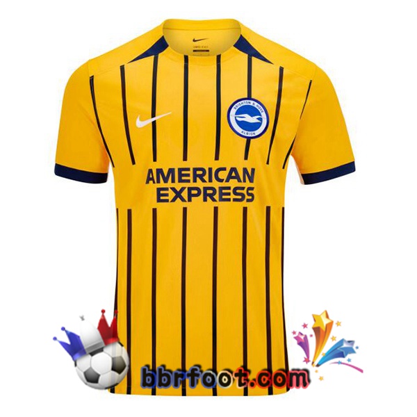 Maillot Foot FC Brighton Exterieur Jaune 2024/2025