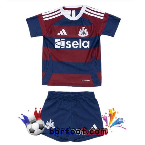Maillot Foot Newcastle United Enfant Third Bleu Rouge 2024/2025
