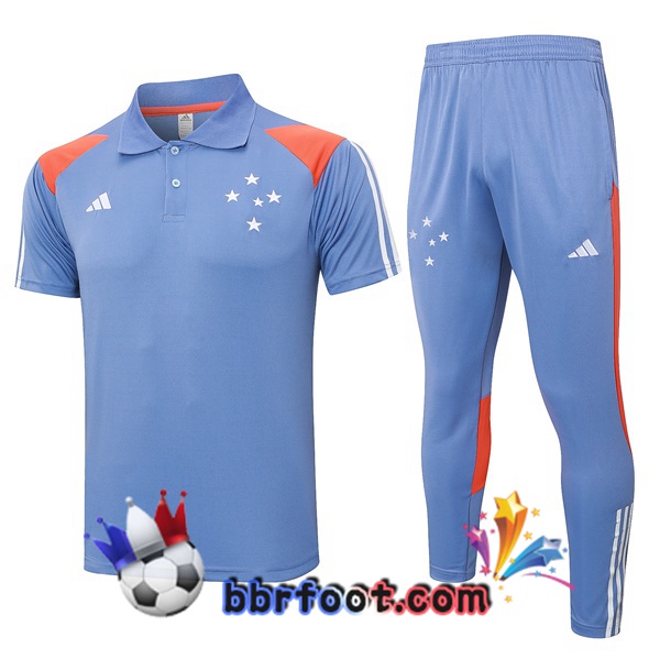 Polo Foot Cruzeiro EC + Pantalon Gris 2024/2025
