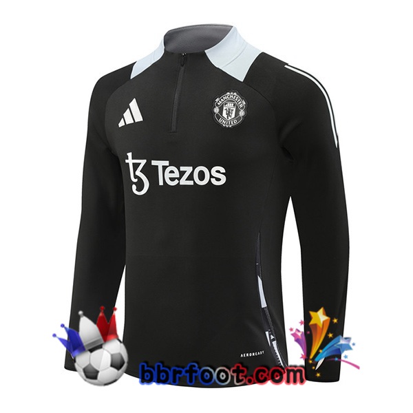 Sweatshirts Homme Manchester United Noir 2024/2025
