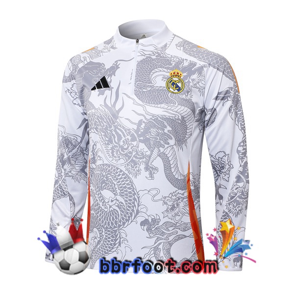 Sweatshirts Homme Real Madrid Blanc 2024/2025