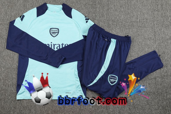 Survetement Foot Arsenal Bleu 2024/2025