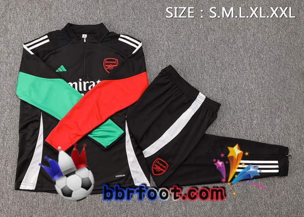 Survetement Foot Arsenal Noir 2024/2025